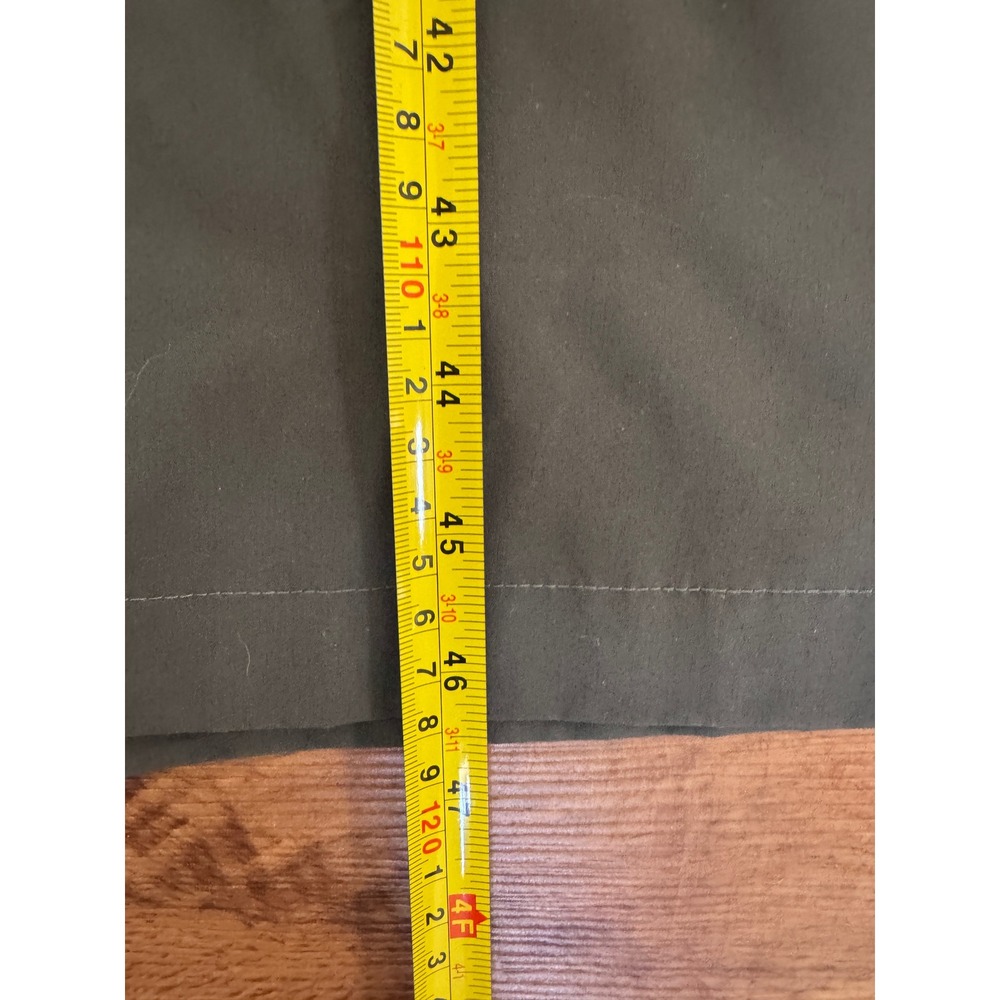 LL Bean Womens Petite Small Long Hooded Rain Trench Coat Olive Green OHJ63 - Picture 5 of 16